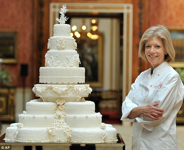 Royal Wedding Cake Decorated With 900 Secret Symbolic Meaning SugarPaste