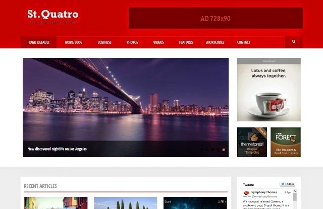 Quatro - News & Magazine Drupal Theme