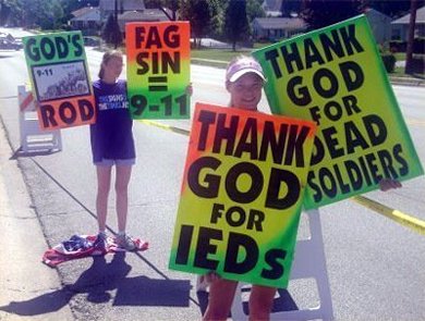 Westboro protesters