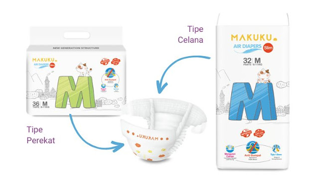 MAKUKU SAP Diapers slim