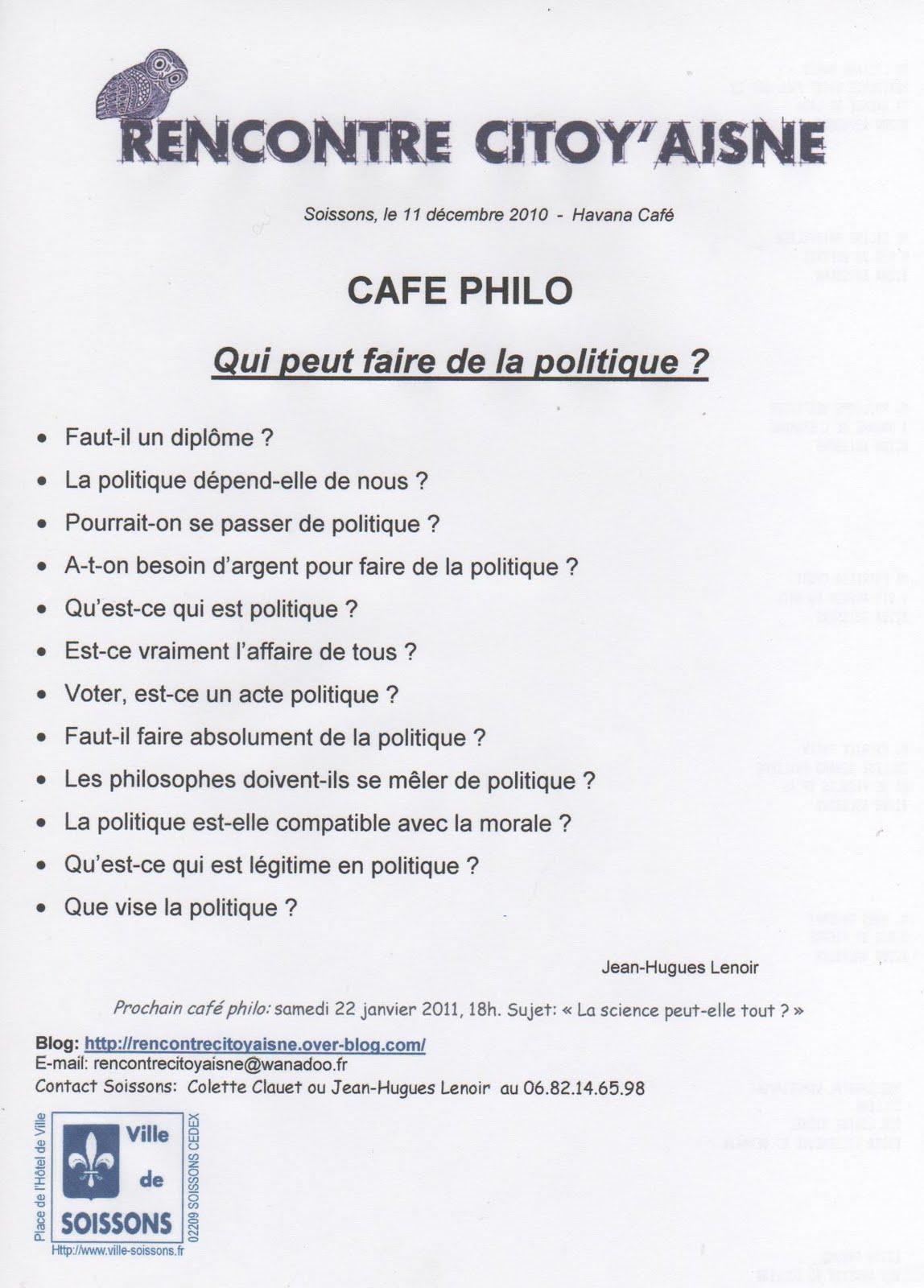 Si me moi vous n avez pas participé au café philo d hier   Soissons je vous joins l introduction de Jean Hugues vignette 1