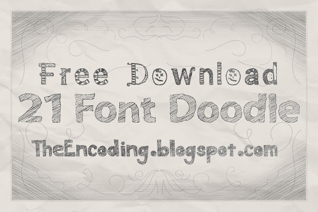 21 Font Doodle Free Download