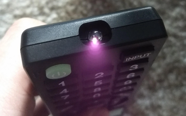 Kiểm tra đèn hồng ngoại trên remote của tivi LG