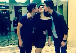Foto syur Syahrini Ciuman dengan cowok Rasya dan Varel Threesome HOT tanpa sensor