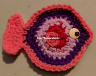 free crochet pattern, free crochet motif pattern, free crochet frog motif pattern, free crochet fish motif pattern, free crochet flamingo motif pattern, free crochet flower motif pattern, free crochet nemo fish crochet pattern, free crochet tropical fish pattern, free crochet clownfish pattern, Oswal Cashmilon yarn, Shyama Nivas,Sweetnothingscrochet, blogaday, spreadsmiles, Project Chemo Crochet, Pradhan Embroidery Stores, 4 ply yarn, lace crochet, donation,charity,