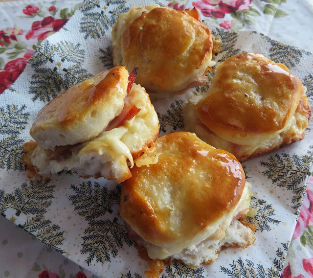 Honey Ham Biscuit Sliders