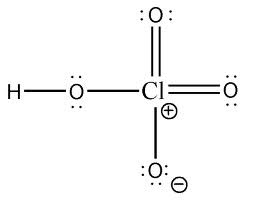 rumus kimia struktur asam perklorat