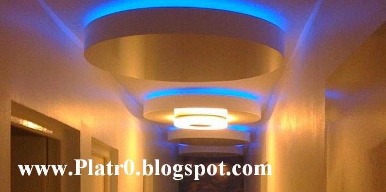 Plafond Platre Couloir LED