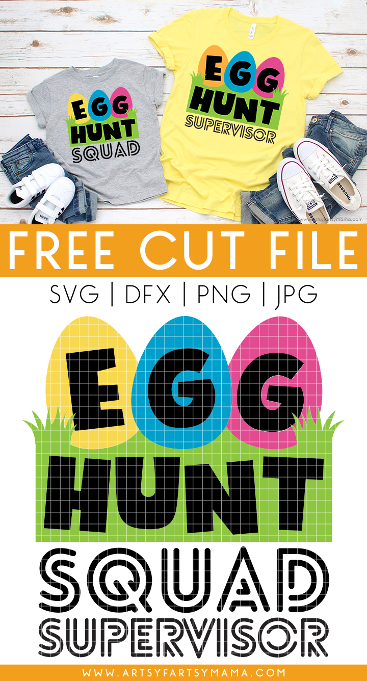 Free Easter "Egg Hunt Squad" SVG Cut File