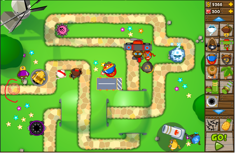 Bloons Tower Defense 5 Monkey Lane, Easy, No Lives Lost