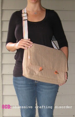 Bag Lady Week- Messenger Bag Tutorial