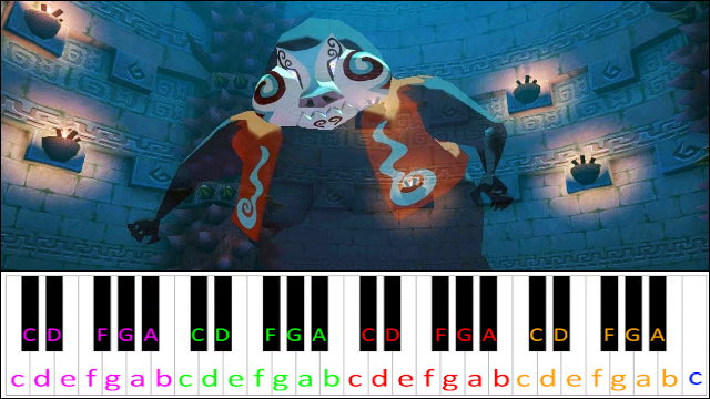 Jalhalla Battle (The Legend of Zelda: The Wind Waker) Piano / Keyboard Easy Letter Notes for Beginners