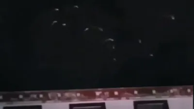 The most bizarre UFO swarm caught on camera over Tibet September 2023.