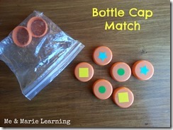 bottle cap match