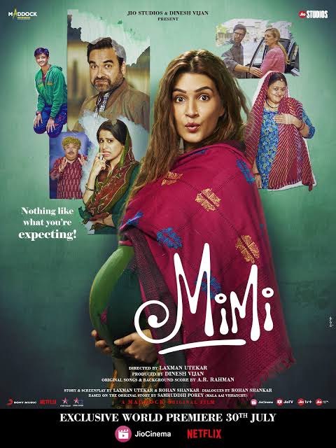 Mimi (2021) Movie Download {Hindi} WEB-DL 480p [400MB] || 720p [1GB] || 1080p [2GB] by 9xmovieshub.in
