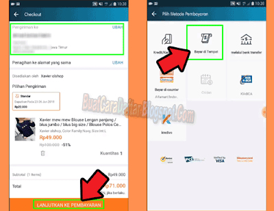 cara belanja di lazada bayar ditempat