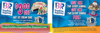 Free Printable Baskin Robbins Coupons