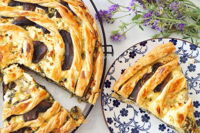 Spinach, Mushrooms & Feta Quiche