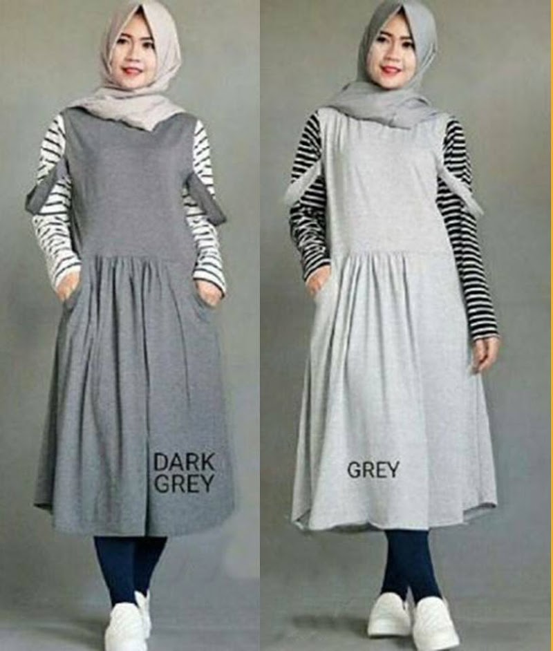 Ide Terkini Gambar Desain Baju Gamis Remaja