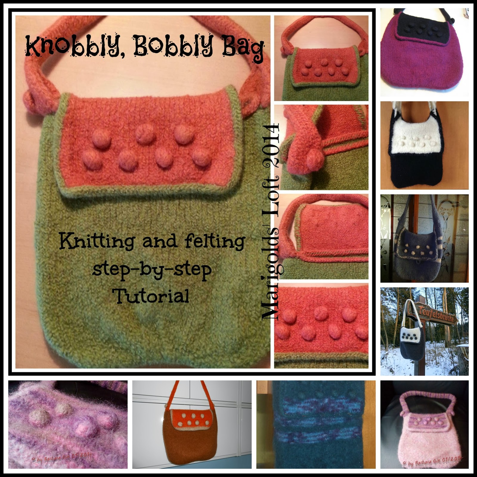 knobbly, bobbly bag