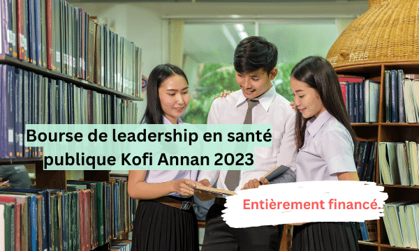 Bourse de leadership en santé publique Kofi Annan 2023