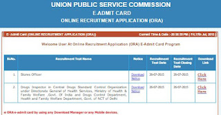 UPSC Exam Stores Officer in DRDO