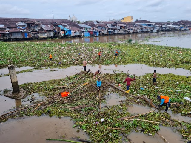 Pampangan di Sungai Jadi Persoalan Tahunan, PUPR Banjarmasin Harapkan Solusi dari Kabupaten Tetangga 