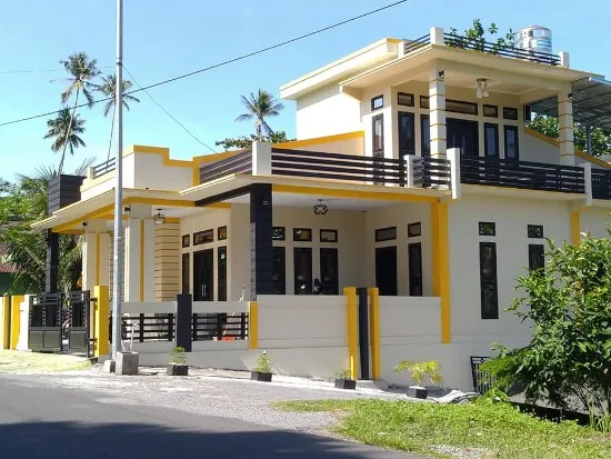 gambar rumah minimalis tema kuning