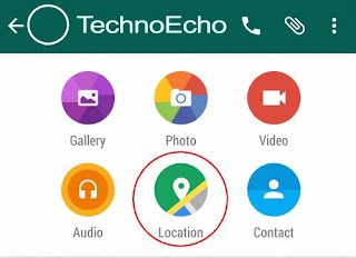 cara mengirim lokasi via whatsapp android