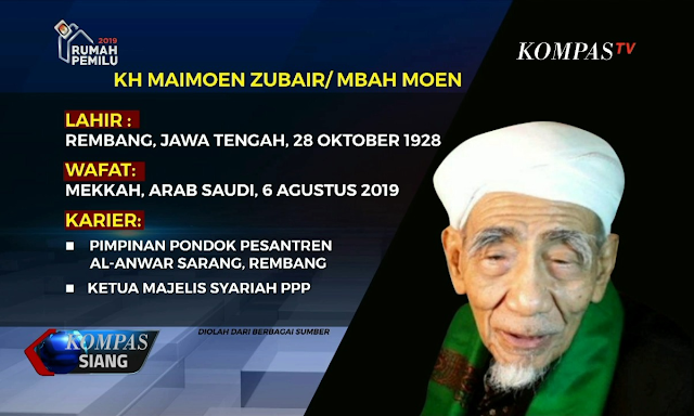 Profil dan Biografi KH Maimoen Zubair Mbah Moen