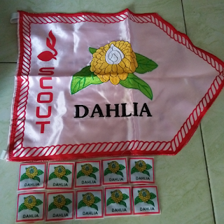 Bendera Regu Pramuka-Dahlia