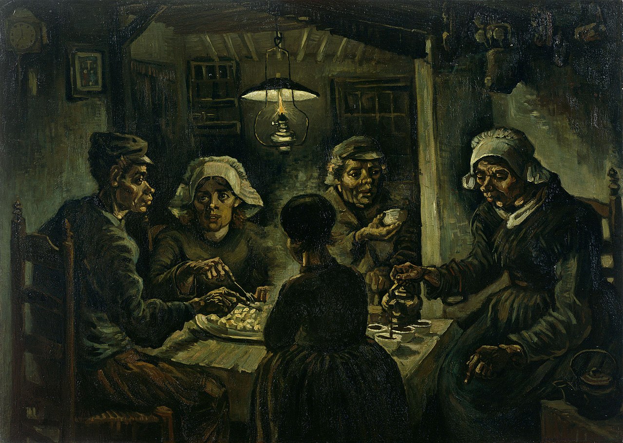 The potato eaters 1885