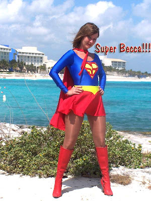 sexy superheroine Super-Becca