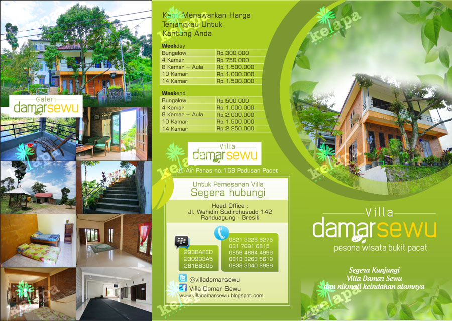  Brosur  Villa  Dhamar Desain  Brosur  081 230 618 116 