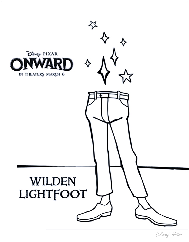 Onward Coloring Pages Wilden Lightfoot