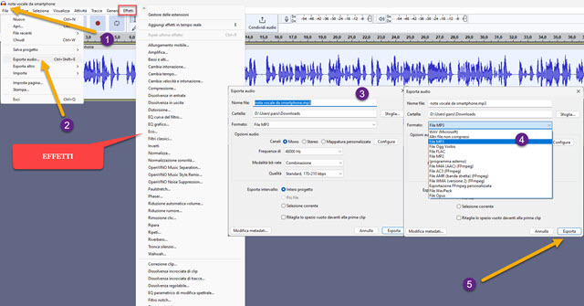 editare e convertire audio