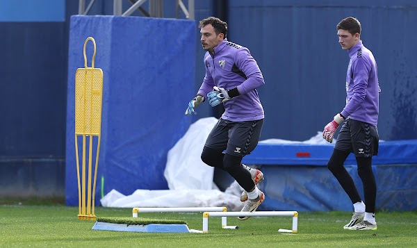 Málaga, entrenamiento este lunes pensando en el Atlético B