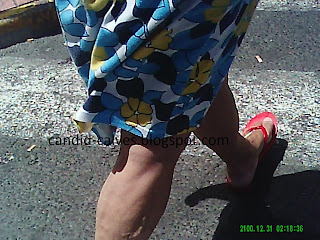 candid muscular calves 