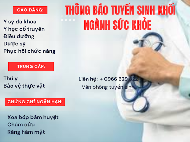 Tuyển sinh khối ngành sức khỏe: Cơ hội nghề nghiệp ổn định, thu nhập cao, dễ xin việc