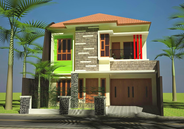 Model Desain Rumah 2 Lantai Minimalis