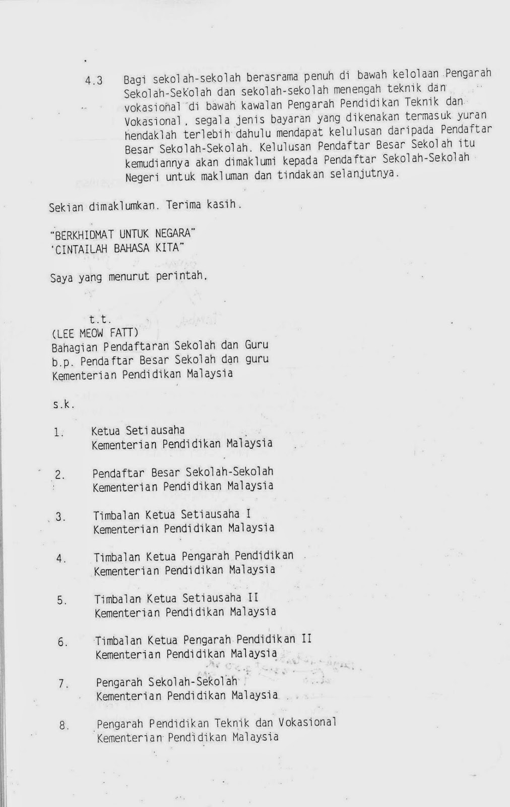 Contoh Surat Tuntutan Bayaran Perubatan