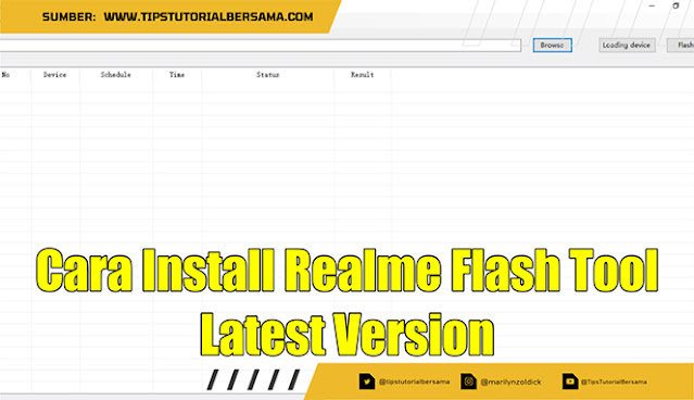 Cara Install Realme Flash Tool Latest Version
