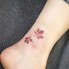 tatuaje hojas otoño