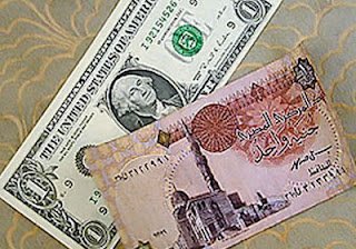Currency rates in Egyptian pound NBE