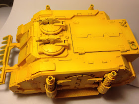 Pre-Heresy Imperial Fists Diemos Pattern Rhino