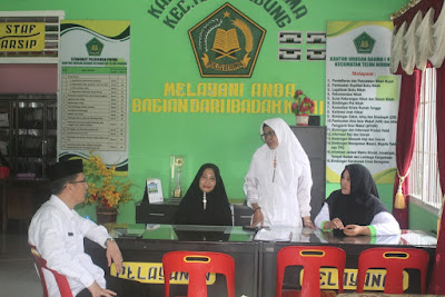 Kakankemenag Tanjungbalai Monitoring KUA Kecamatan Teluk Nibung