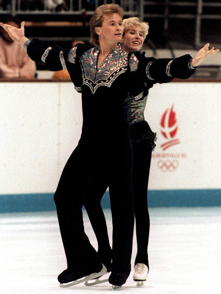 Canadian figure skaters Sherry Ball and Kris Wirtz