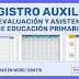 REGISTRO AUXILIAR DE EVALUACIÓN Y ASISTENCIA DE EDUCACIÓN PRIMARIA