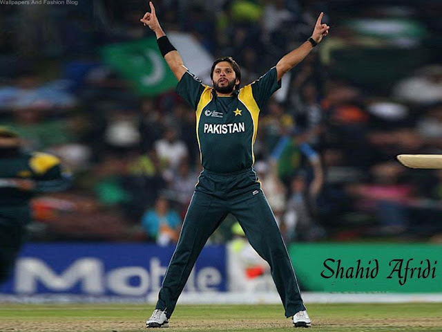 Boom boom afridi handsome pics  hot afridi wallpapers  shahid khan afridi pakistan posters and sixes