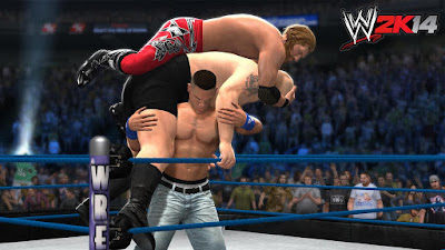 screenshot of wwe 2k14 game's player